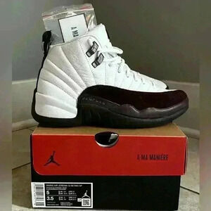 Size 5 - Jordan 12 Retro SP x A Ma Maniere Mid White W new with box